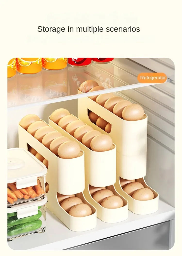 4 Layer Automatic Slide Egg Storage Box