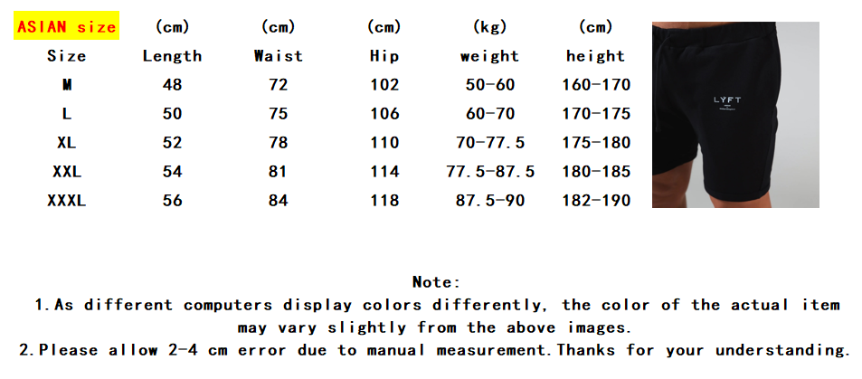 Men's cotton casual, gym shorts.