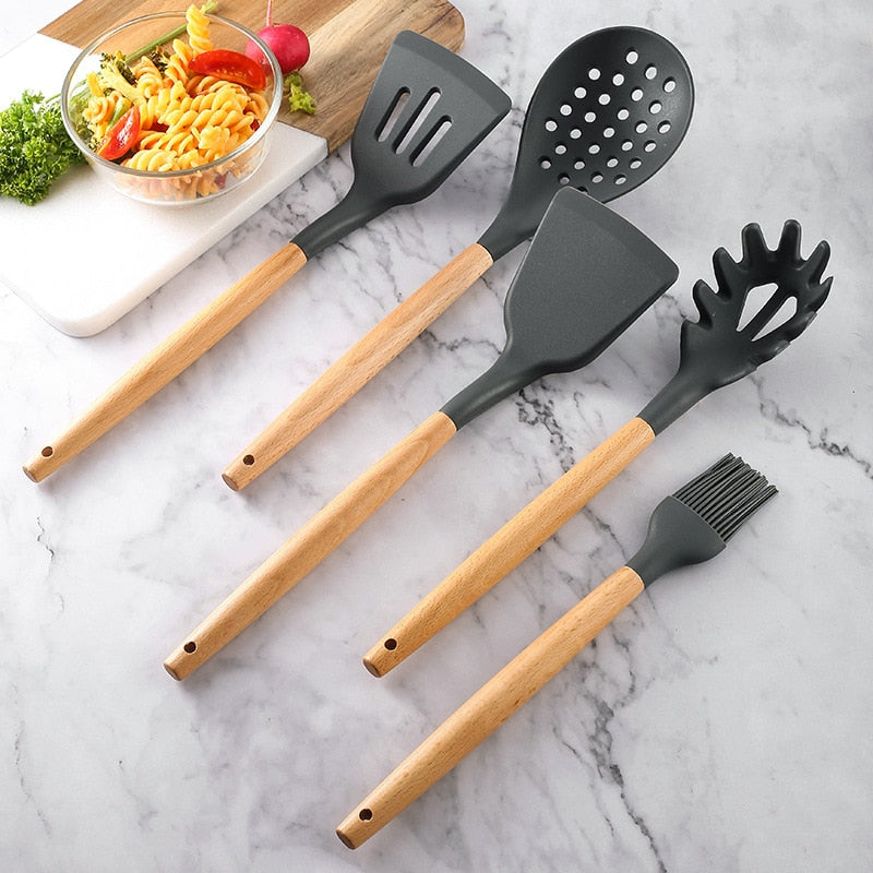1PC Silicone Grey Cooking Tools.