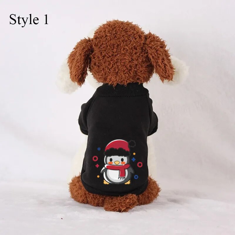 Christmas Fleece Pet Sweater.