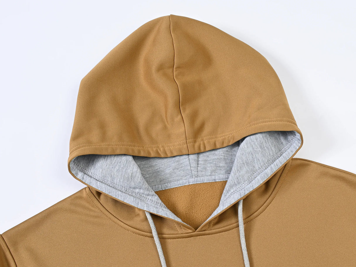 Men's Autumn/Winter Cozy Fleece Pullover Hoodies.