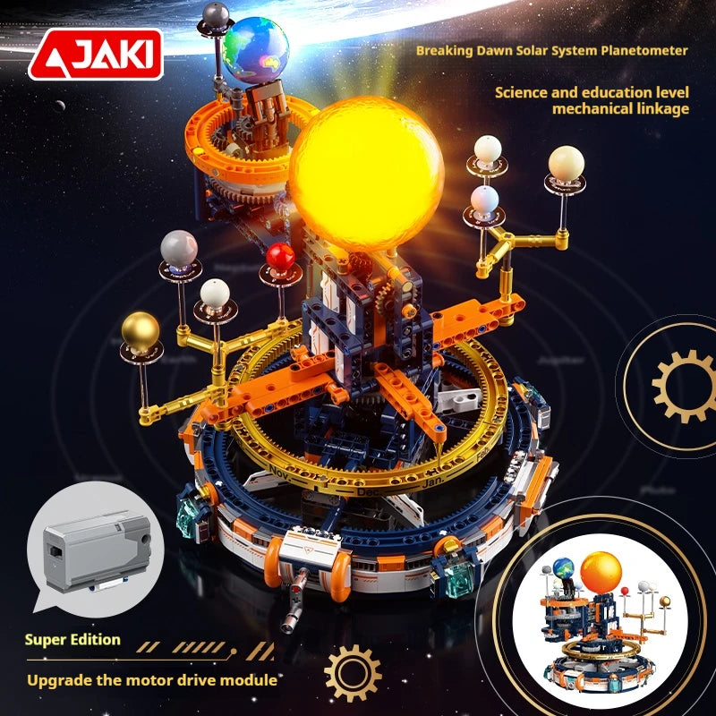 CK008 Space Trend Play Dawn Solar System Planetarium Mechanical Model
