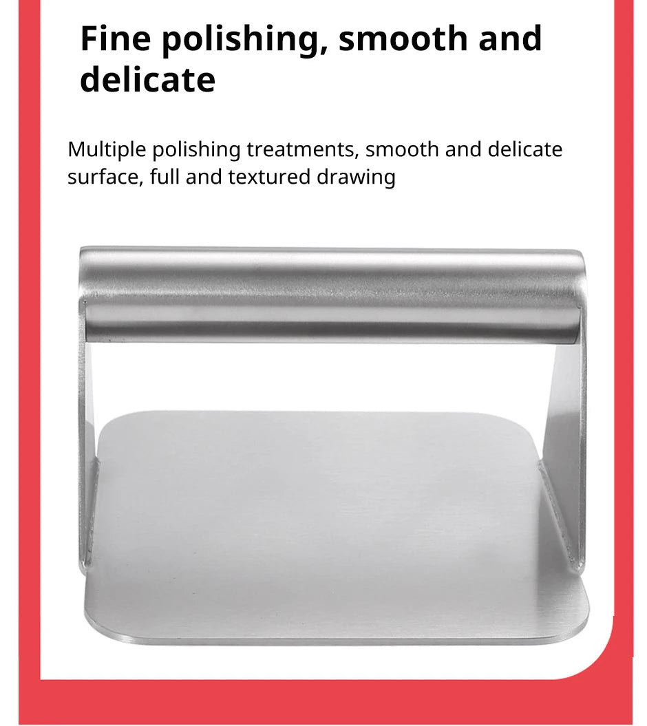 Stainless Steel Non-Stick Hamburger Press