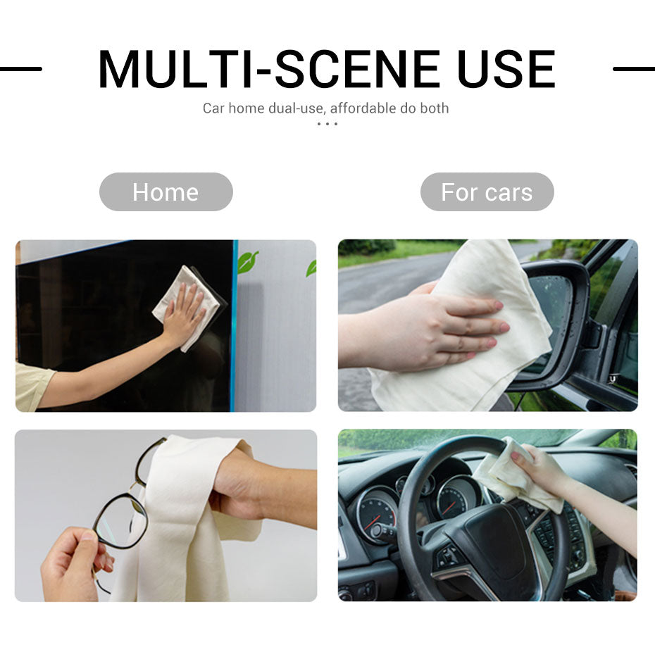 Natural Sheepskin Chamois Car Care Cleaning Towel.