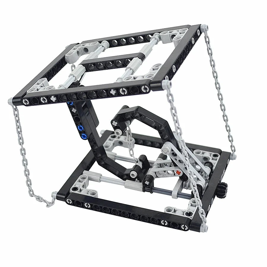 MOC Anti-Gravity Building Brick Set With Technical Suspension Tension Balancing Frame