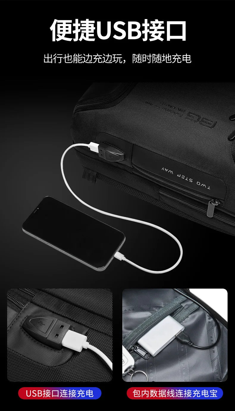 Bange Anti-theft Multifunction Waterproof Crossbody Bag
