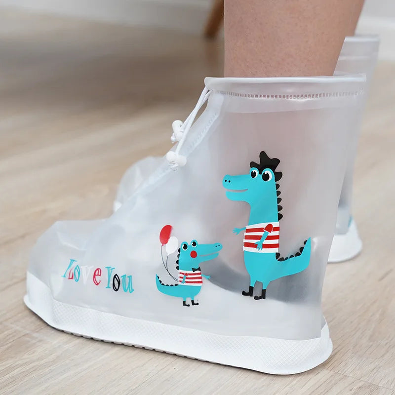 Children's Non-Slip Overshoes Galoshes With Zipper