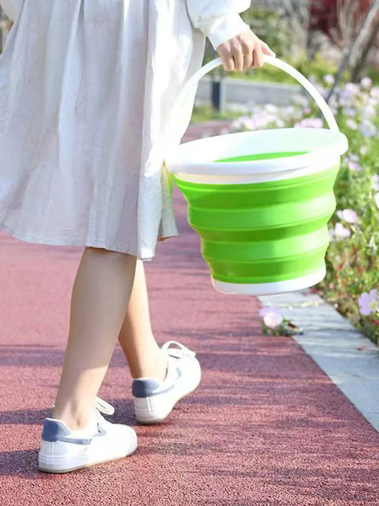 3L/5L/10L Multi-purpose Silicone Folding Bucket