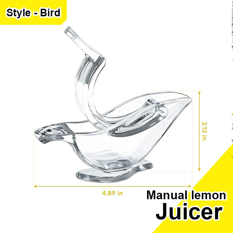 Acrylic Manual Lemon Slice Squeezer.