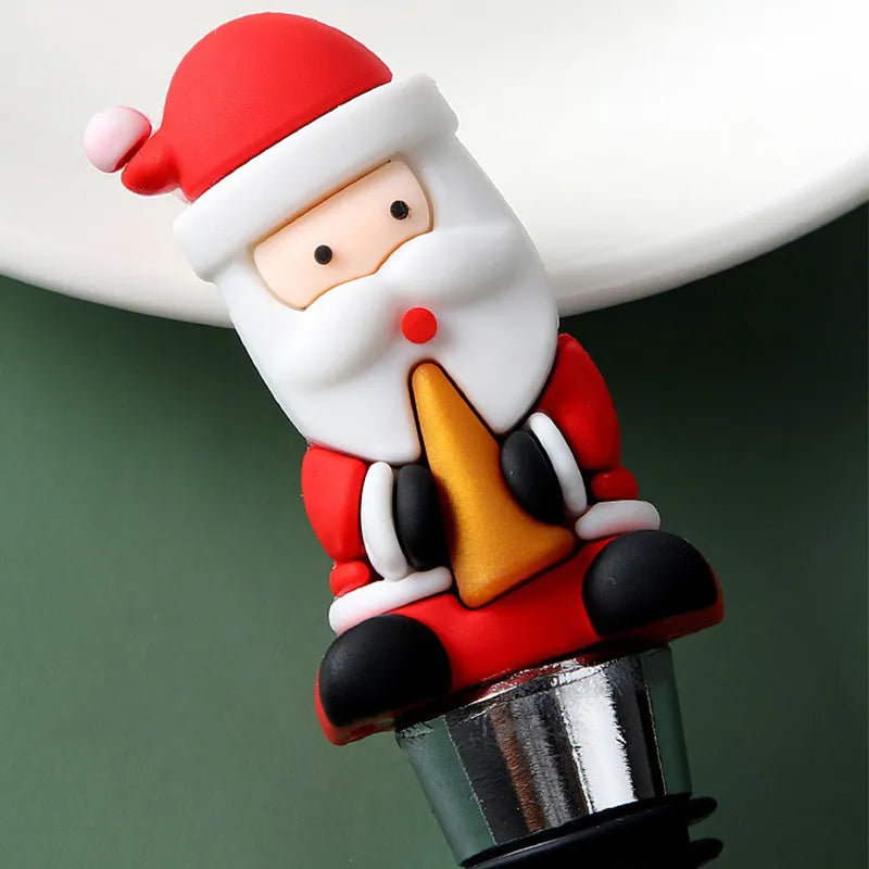 1PC Christmas/Halloween Wine/Champagne Stoppers.