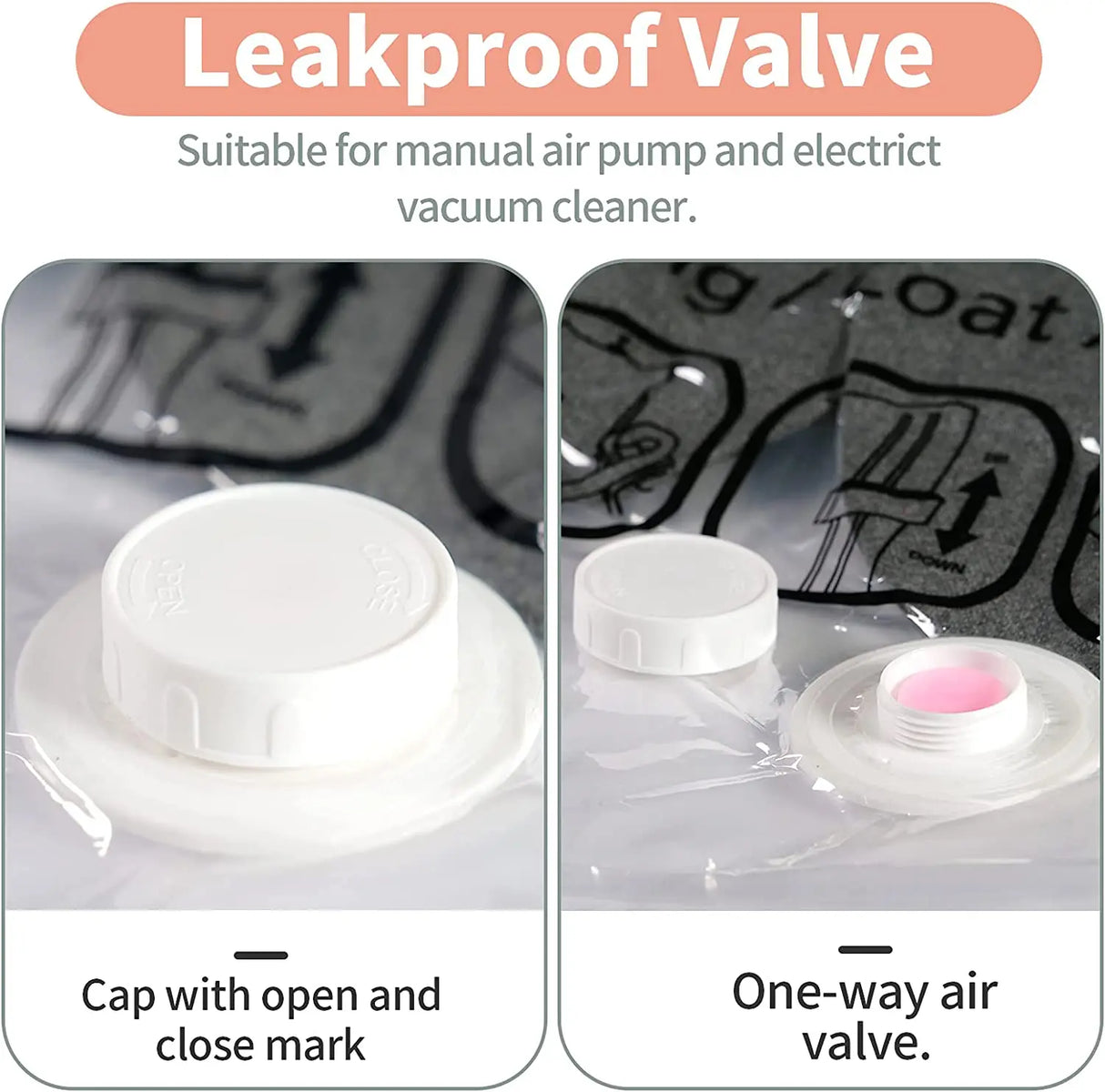Hanging Vacuum Seal Storage Closet Organizer