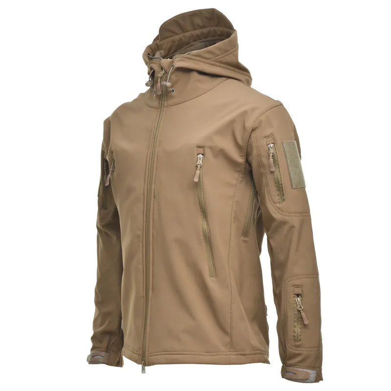 Men Or Women's Waterproof Soft Shell Windbreaker Jacket For Hunting Skiing Or Camping
