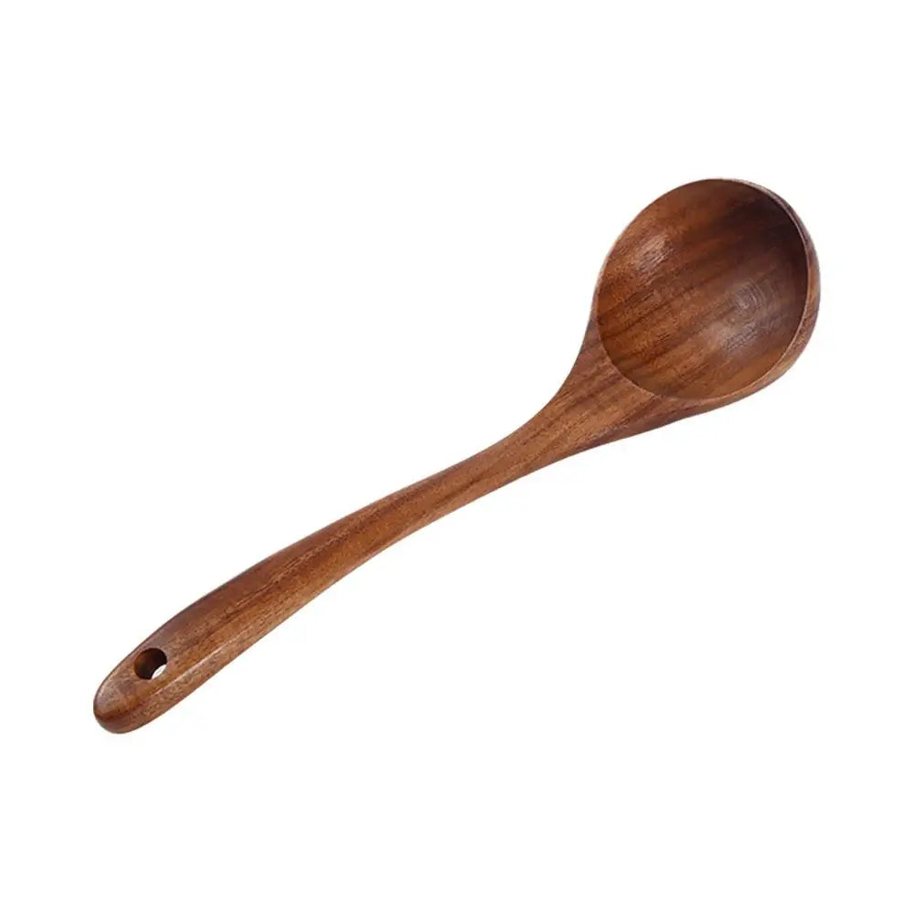 Walnut Wood Cooking Utensils Holder Not Included