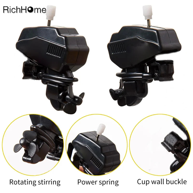 Wind Up Mini Boat Motor Coffee Stirrer