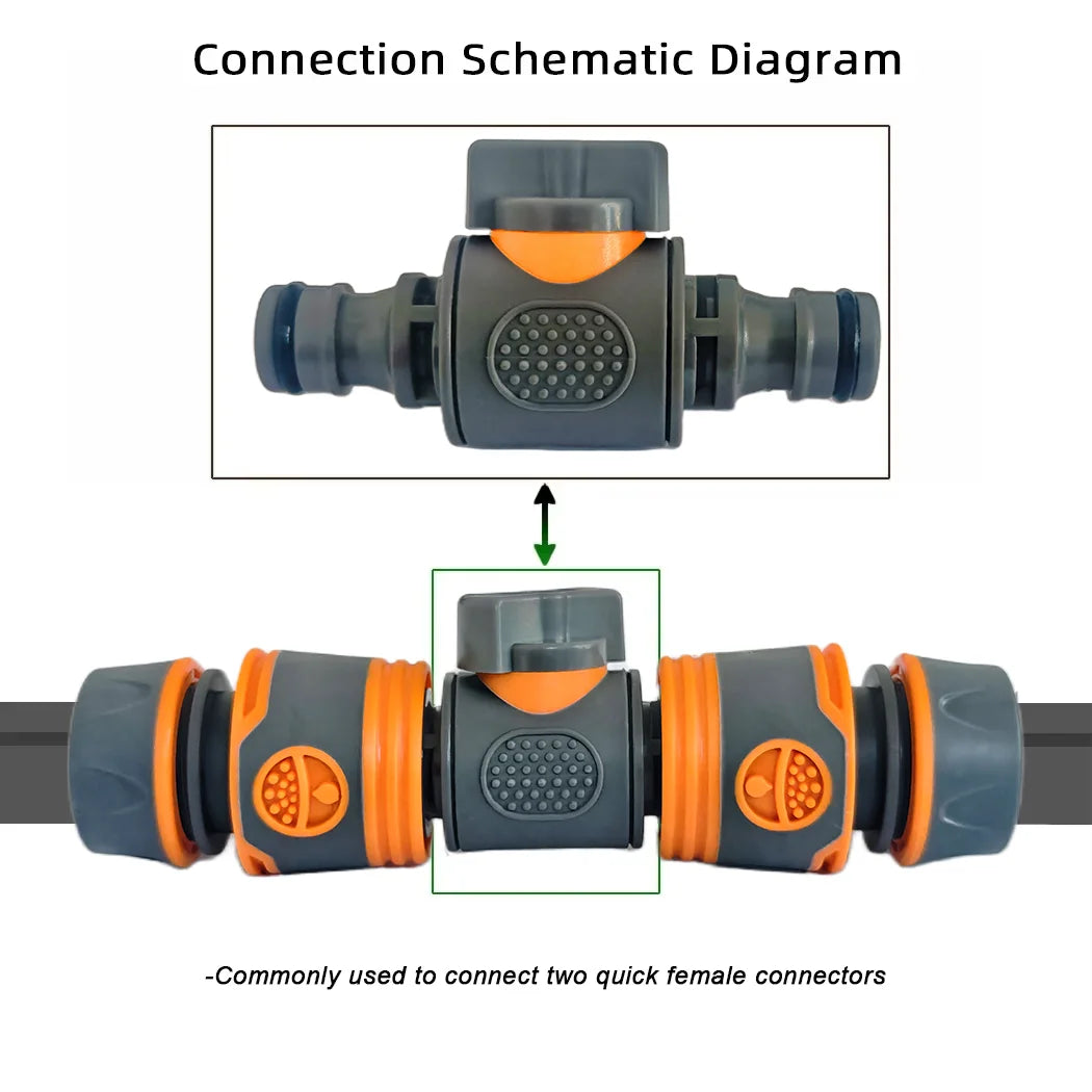 1-Pcs 1/2" 3/4" 1" Garden Hose Quick Connect Adapters