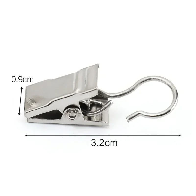 100/10PCS Multifunctional Photos/Curtain/Decoration Clips With Hook