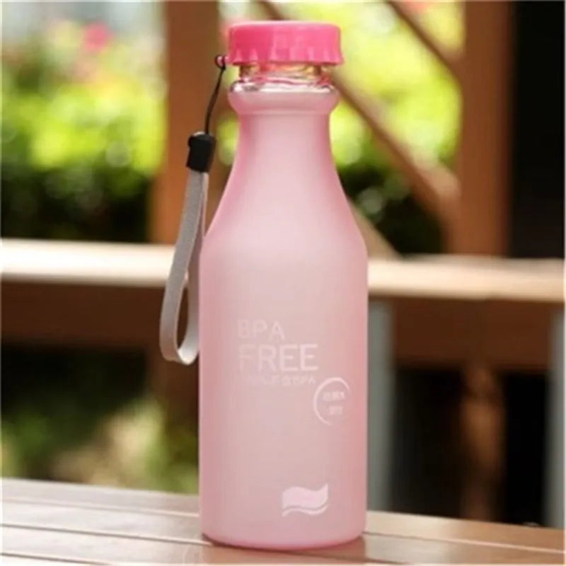 550ML BPA Free Screw Top Water Bottle For Travel, Sports OR Camping.