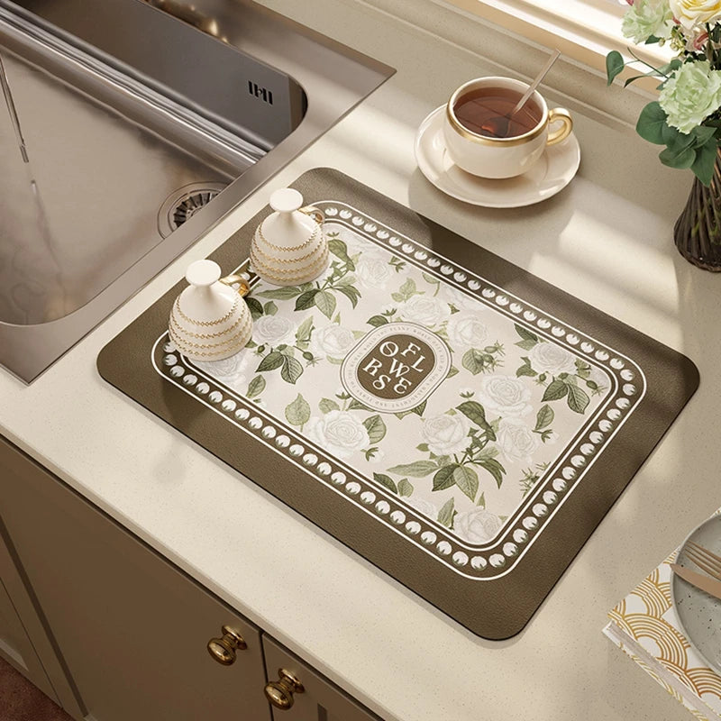 Kitchen Countertop Protector Or Dish Drying Mat