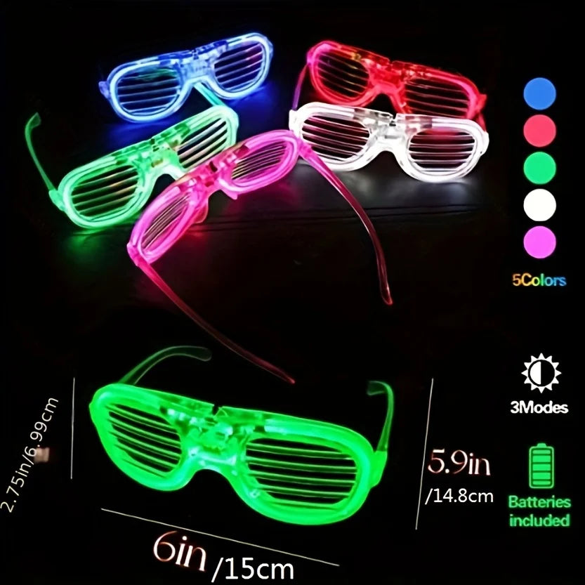 5pcs LED Party Glasses