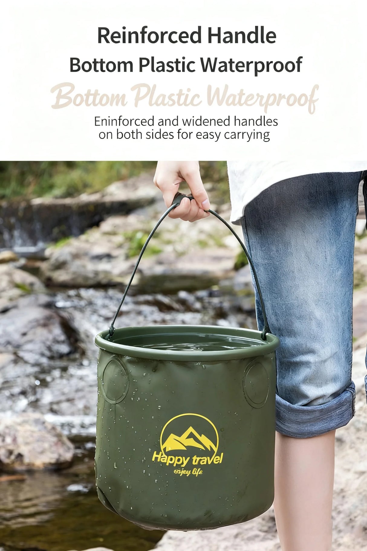 20L Foldable Water Bucket