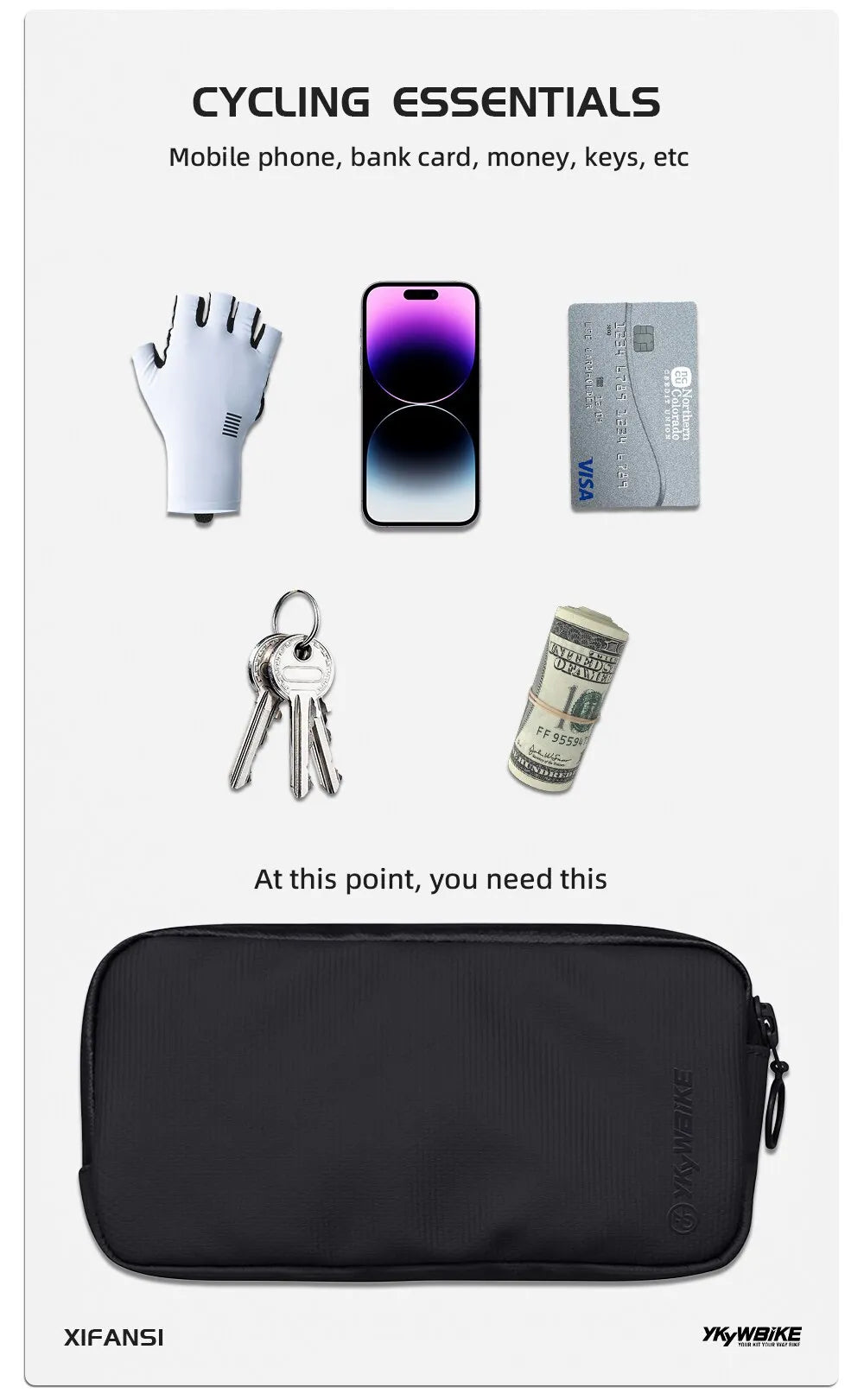 Waterproof Cycling Or Sports Bag For Accessories