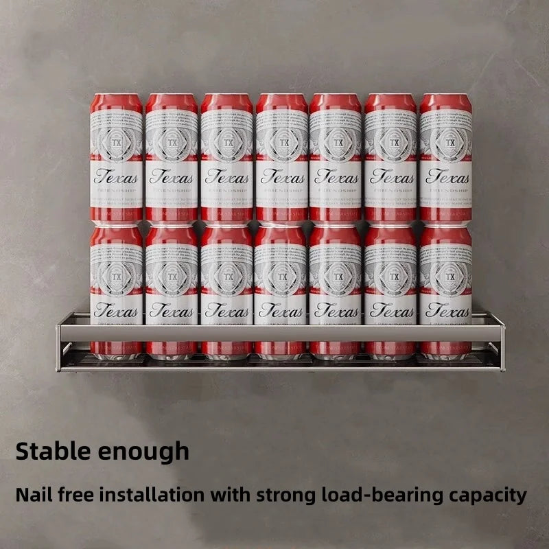 Aluminum Bathroom/Kitchen Shelf For Accessories With Towel Bar