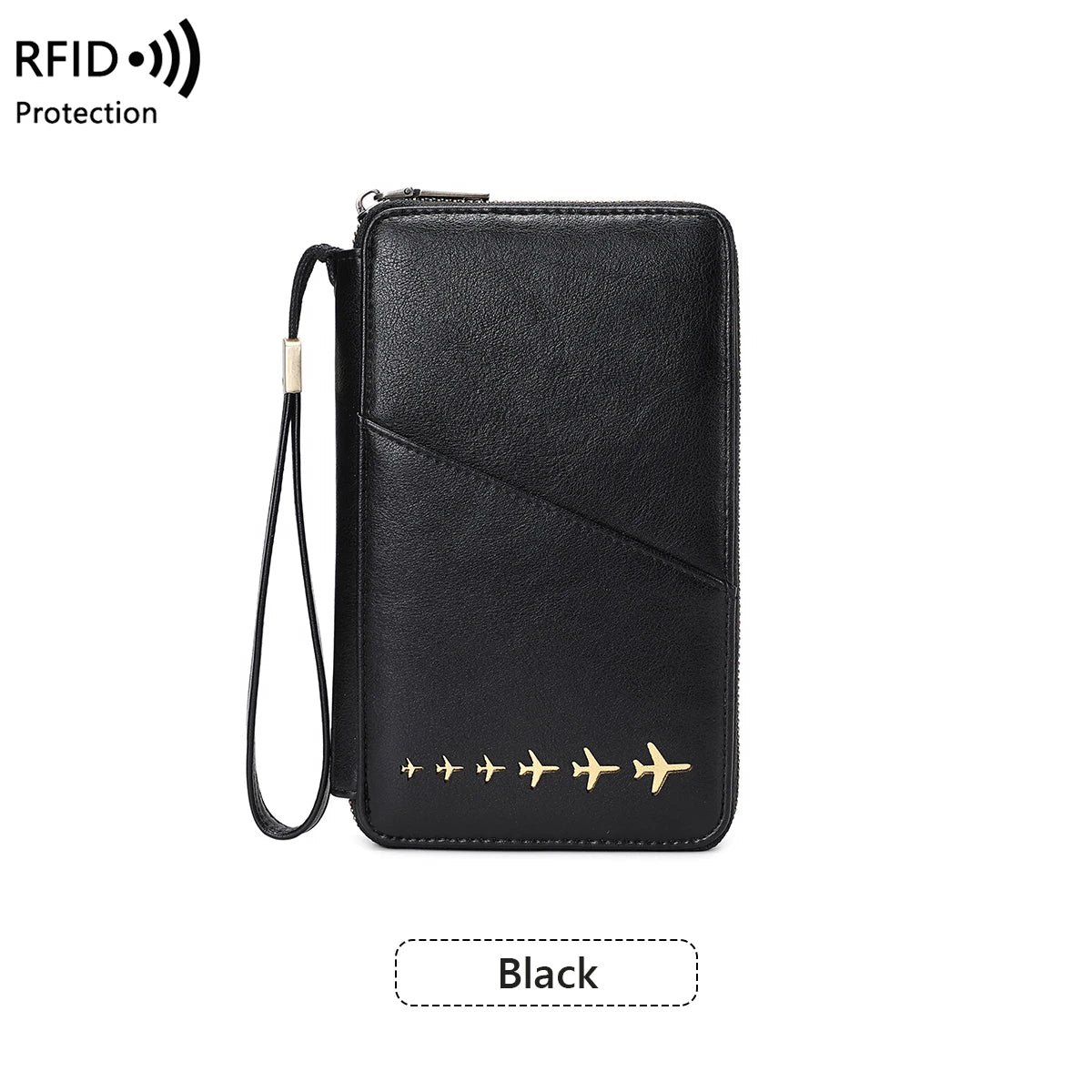 Women Or Men's RFID Multifunctional PU Leather Passport Wallet
