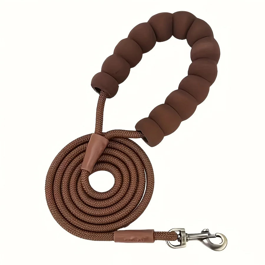 Heavy Duty Durable Rope Leash With Soft Handle for Small, Medium Pets