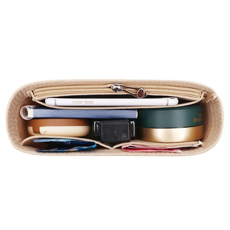 Felt Insert Accessory Organizer For Handbags