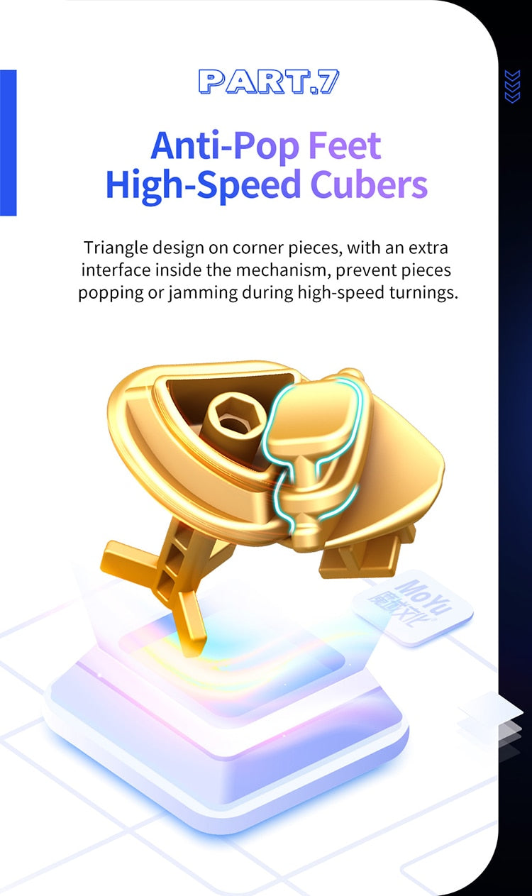 MoYu super RS3M Maglev Ball Core 3x3 Magnetic Magic Puzzle Cube.