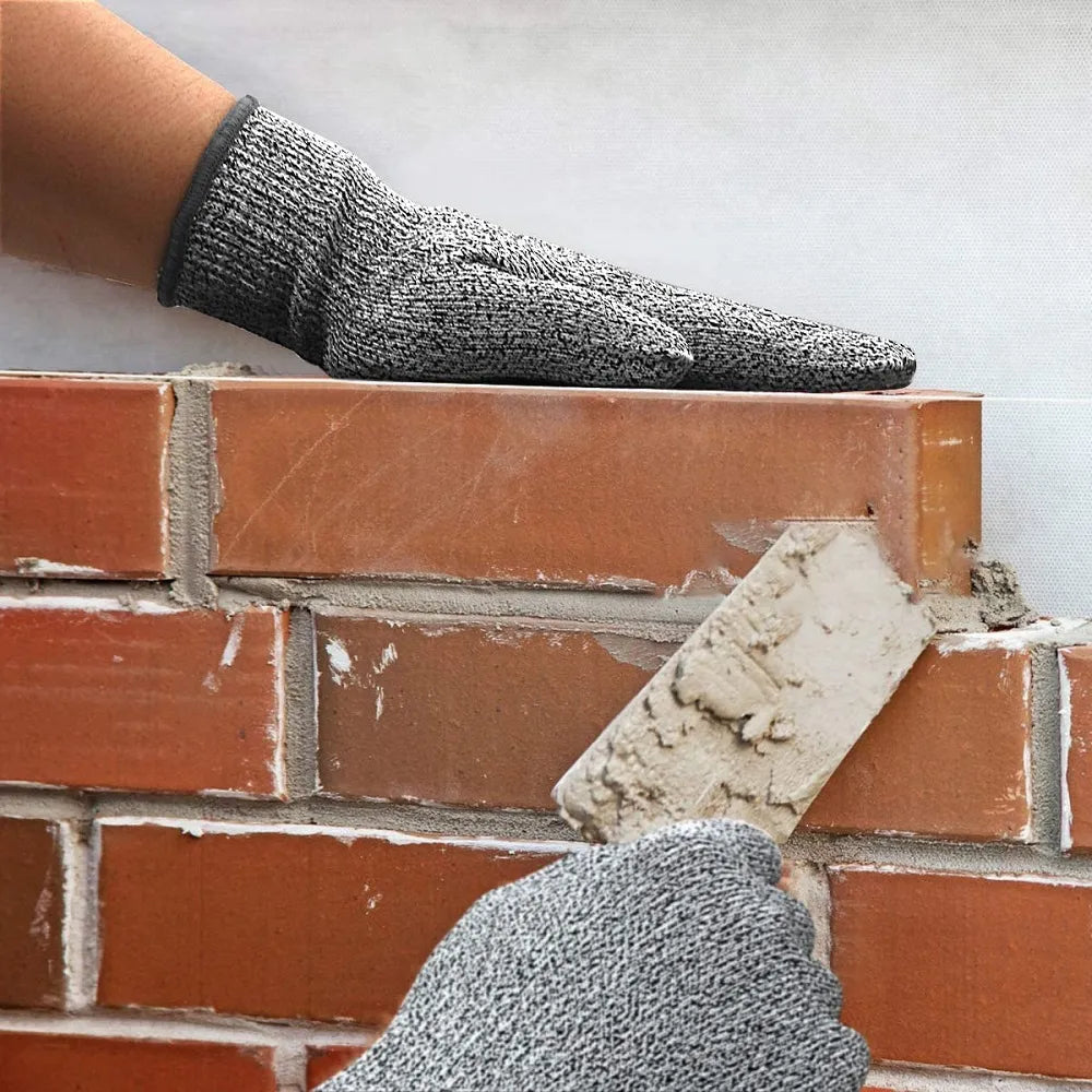 HPPE Level 5 Safety Anti Cut, Anti-Scratch Gloves For Industry, Gardening Or Kitchen Use.
