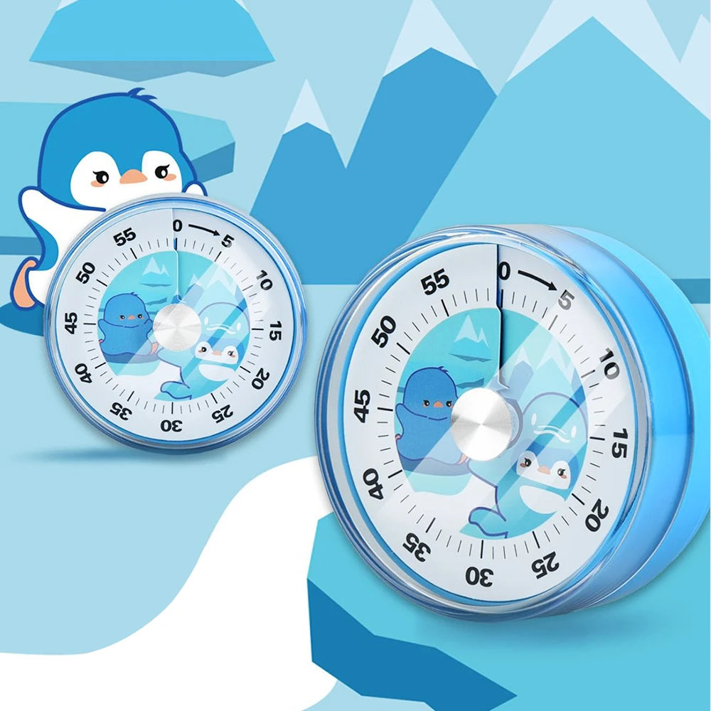 60 Minute Magnetic Clock Timer With Alarm
