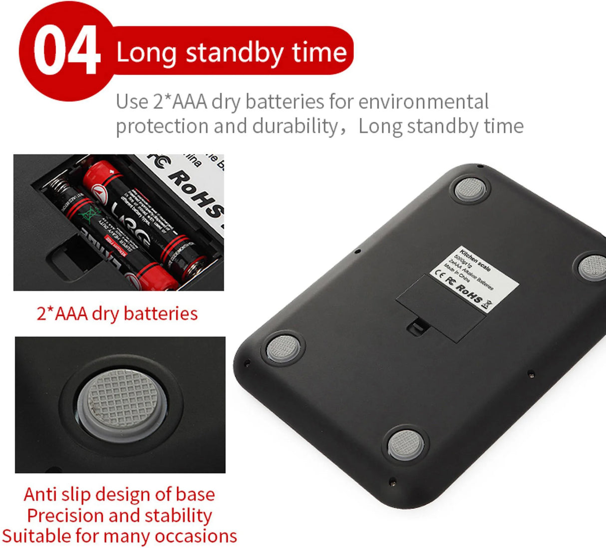 15Kg/1g Electronic Digital Stainless Steel Kitchen Scales