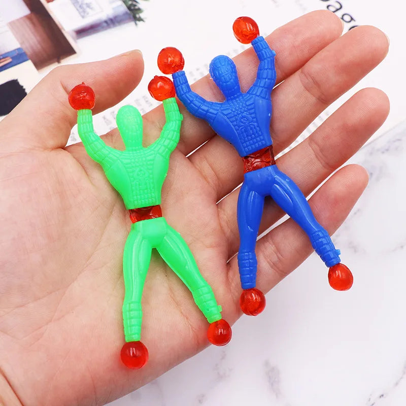 5-50 Pcs/set 8.5cm Sticky Toy Window Men