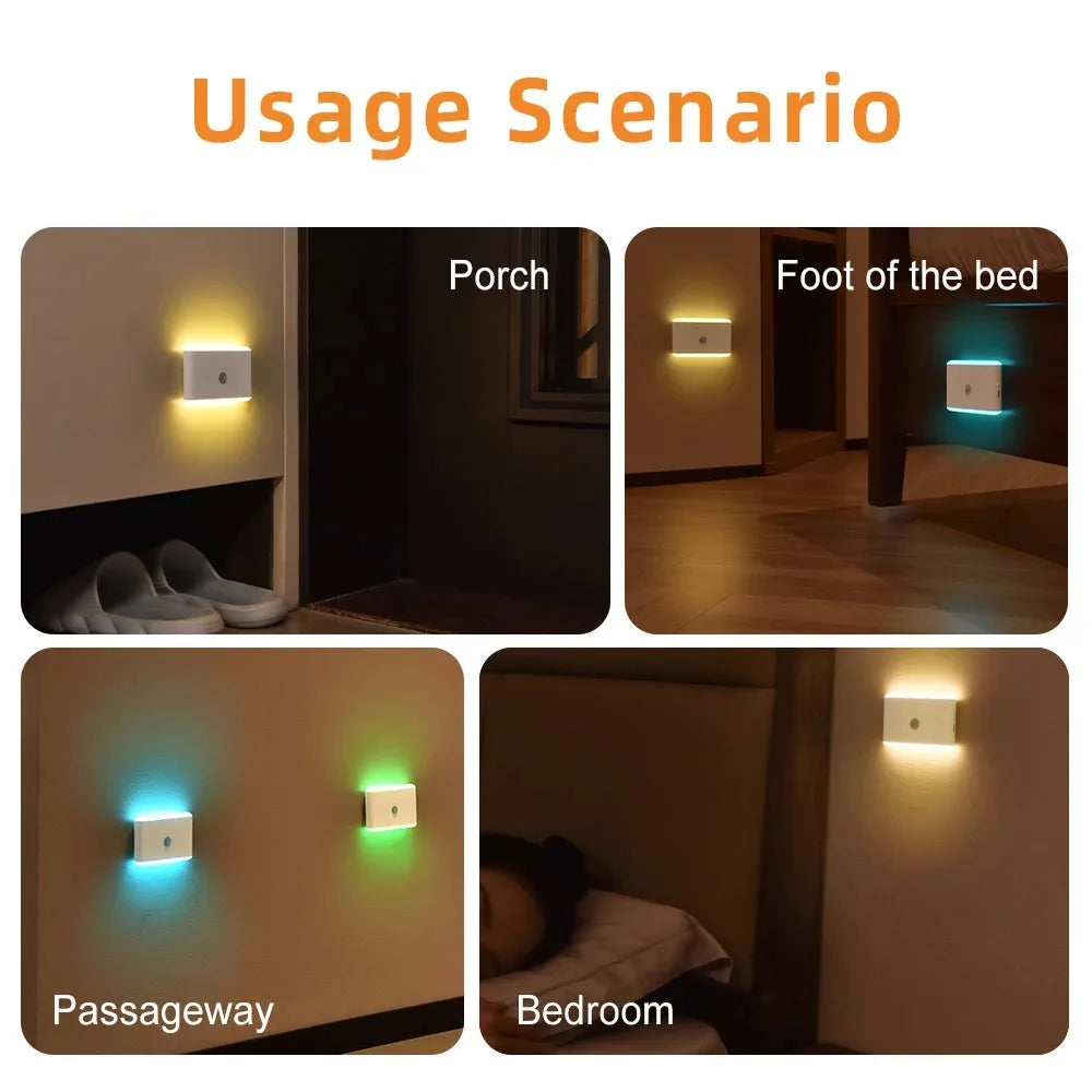 LED Motion 3 Modes Sensor Night Light