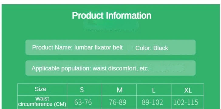 New Double Pull Waist/Back Brace For Lumbar Posture Support