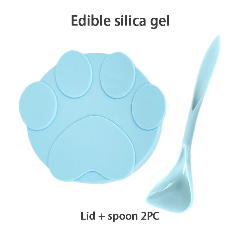 Silicone Pet Food Lid/Spoon.
