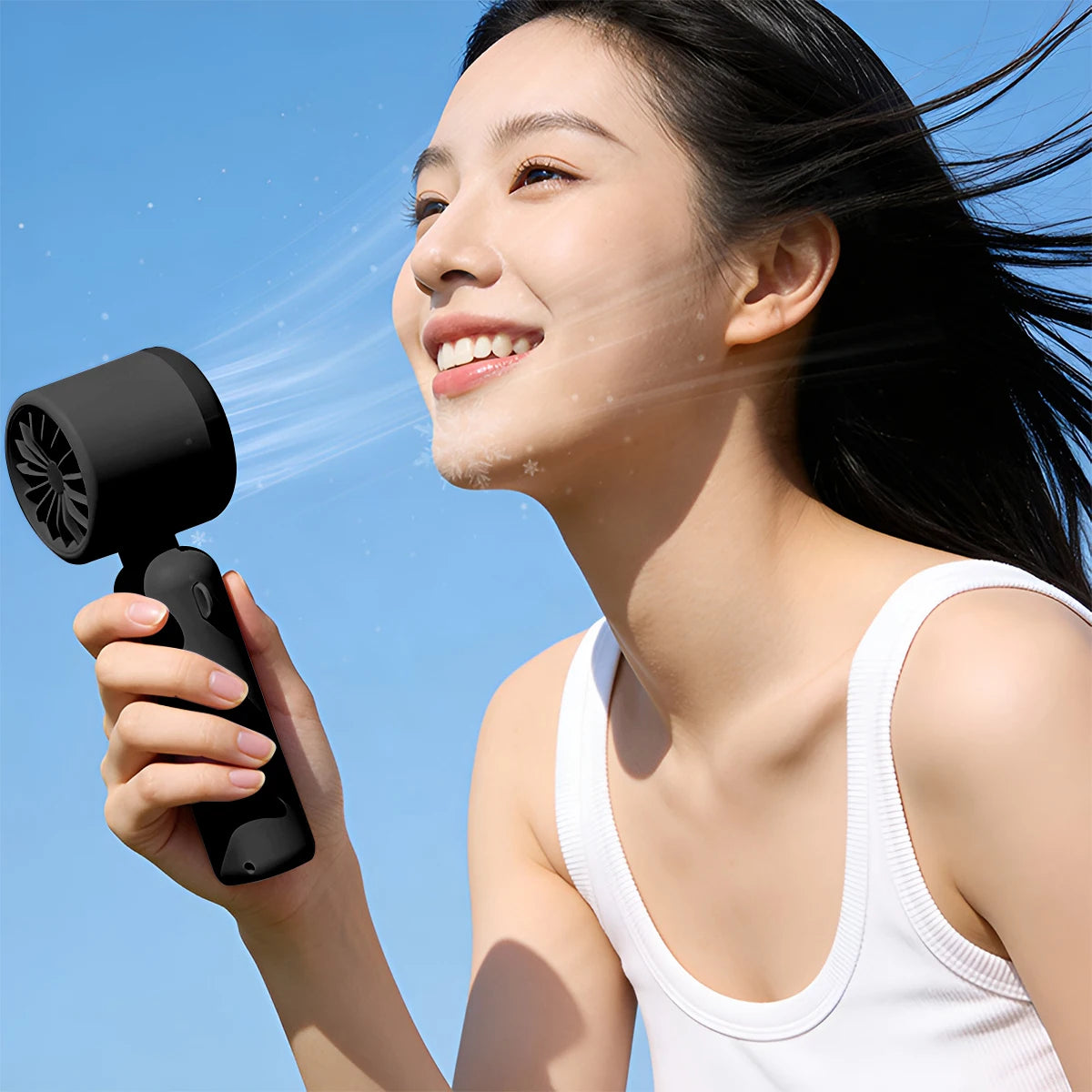 USB Rechargeable Foldable Handheld Turbo Fan