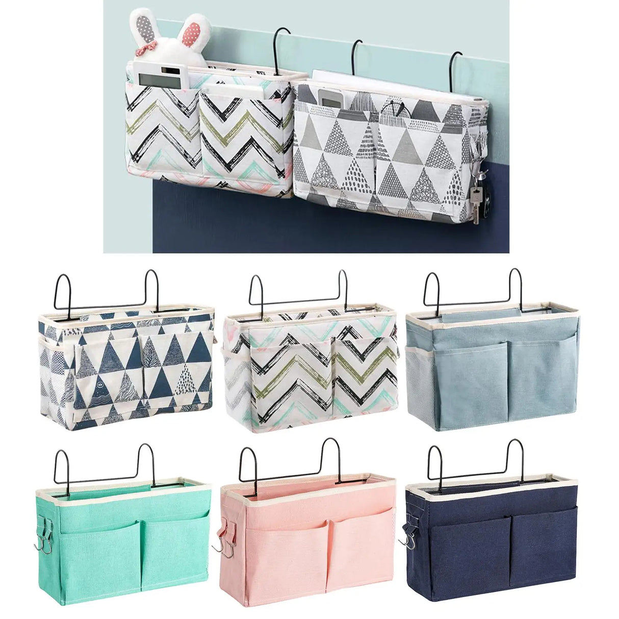 Multifunctional Hanging Bedside Storage Bag