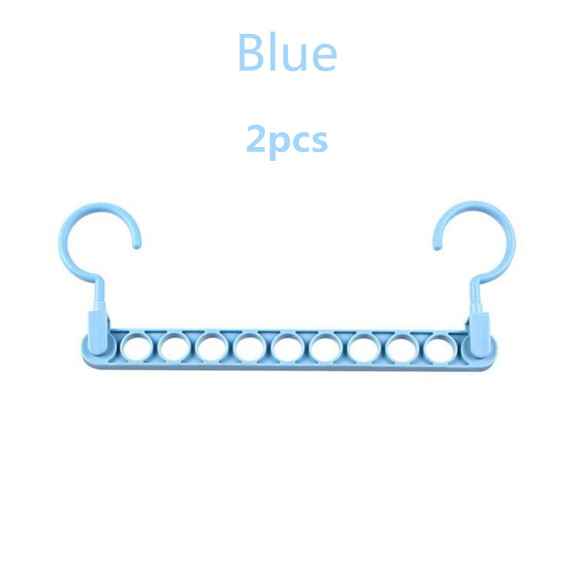Plastic multi-port support hangers for Clothes.