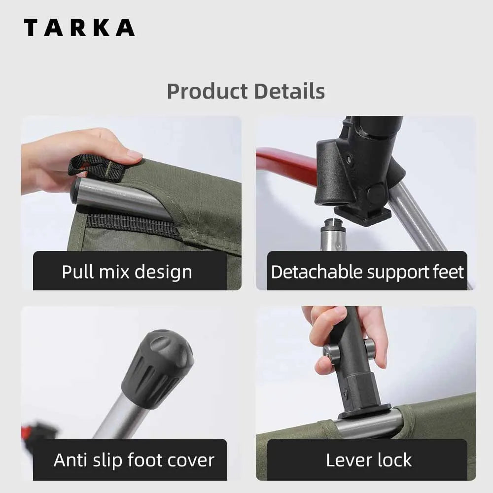 TARKA Folding Camp-cot For Camping And Fishing