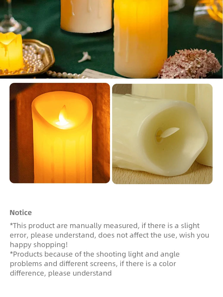 1 Pc Plastic Electronic Candle Lights