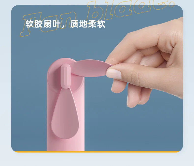 USB Rechargeable 3-speed Foldable Mini Fan