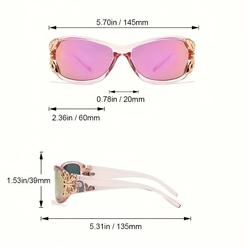 Women's Butterfly Decorative Fashion Sunglasses