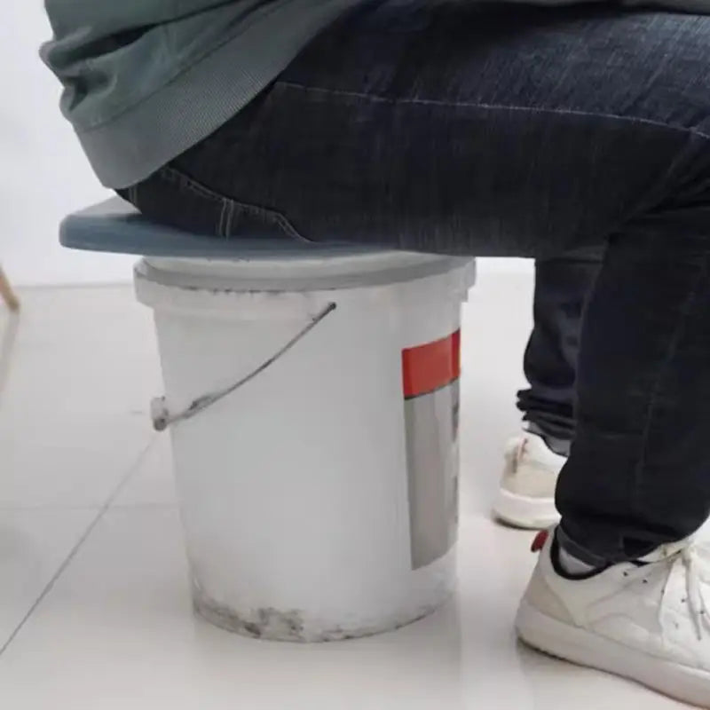 PVC Bucket Toilet Seat Cover For Camping