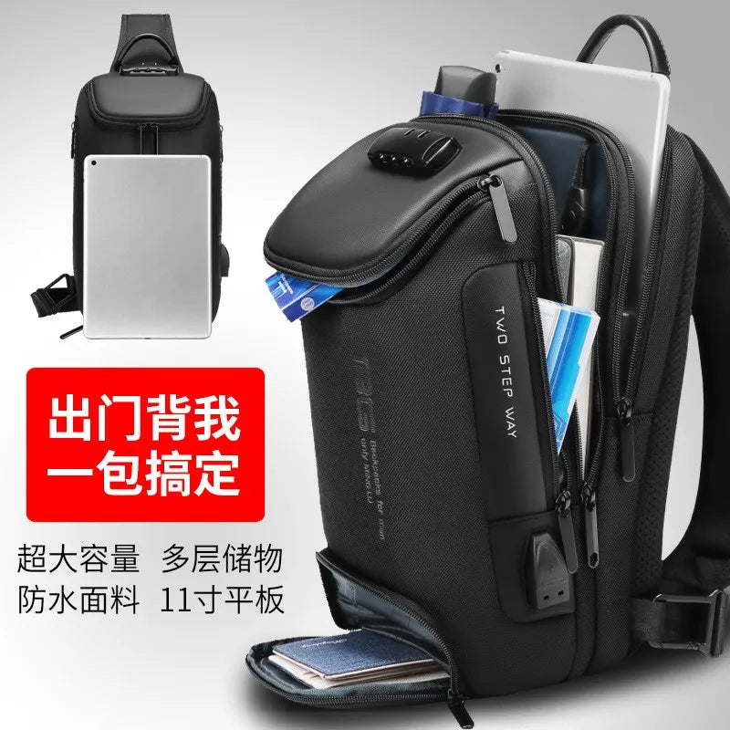 Bange Anti-theft Multifunction Waterproof Crossbody Bag