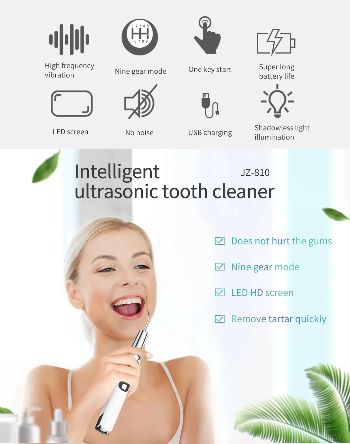Xiaomi MIJIA Ultrasonic Dental Tartar/Stained Teeth Remover