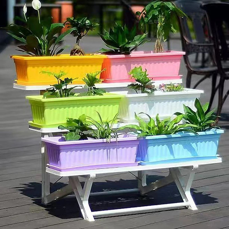 1 Plastic Rectangular Vegetable Planter