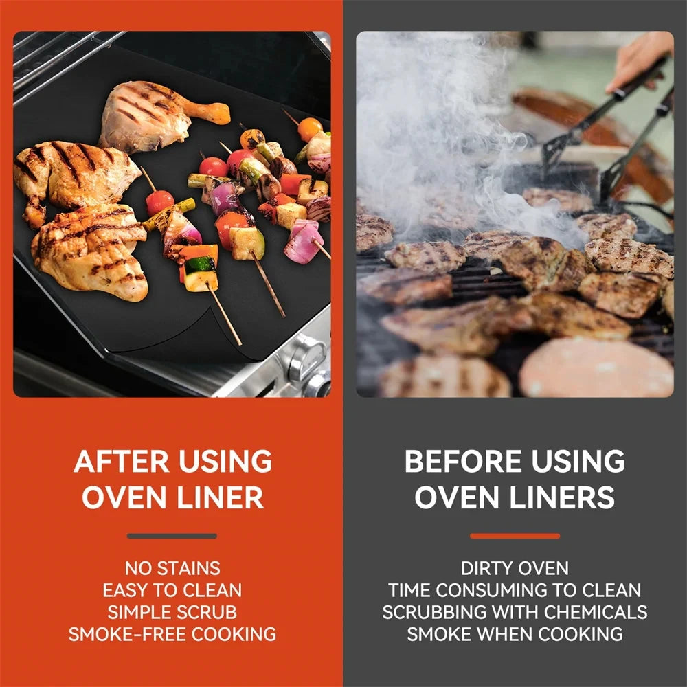 Reusable Non-stick Heat Resistant Baking/Grilling Mats
