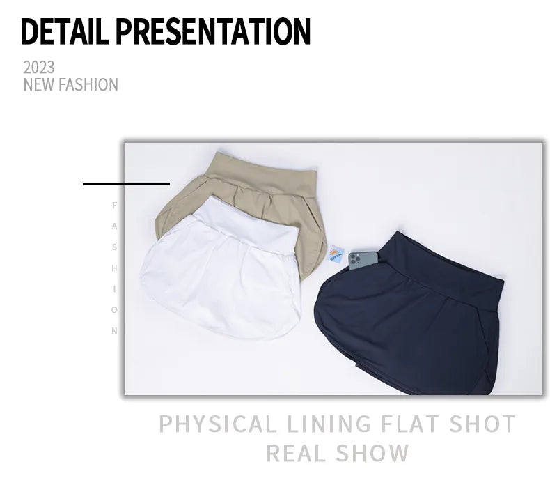 WISRUNING Skort For Badminton Or Tennis